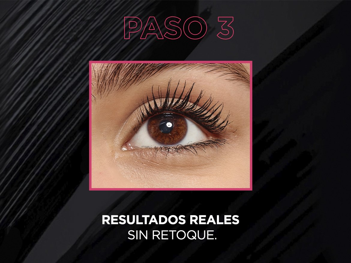 paso a paso para aplicar máscara de pestañas telescopic lift